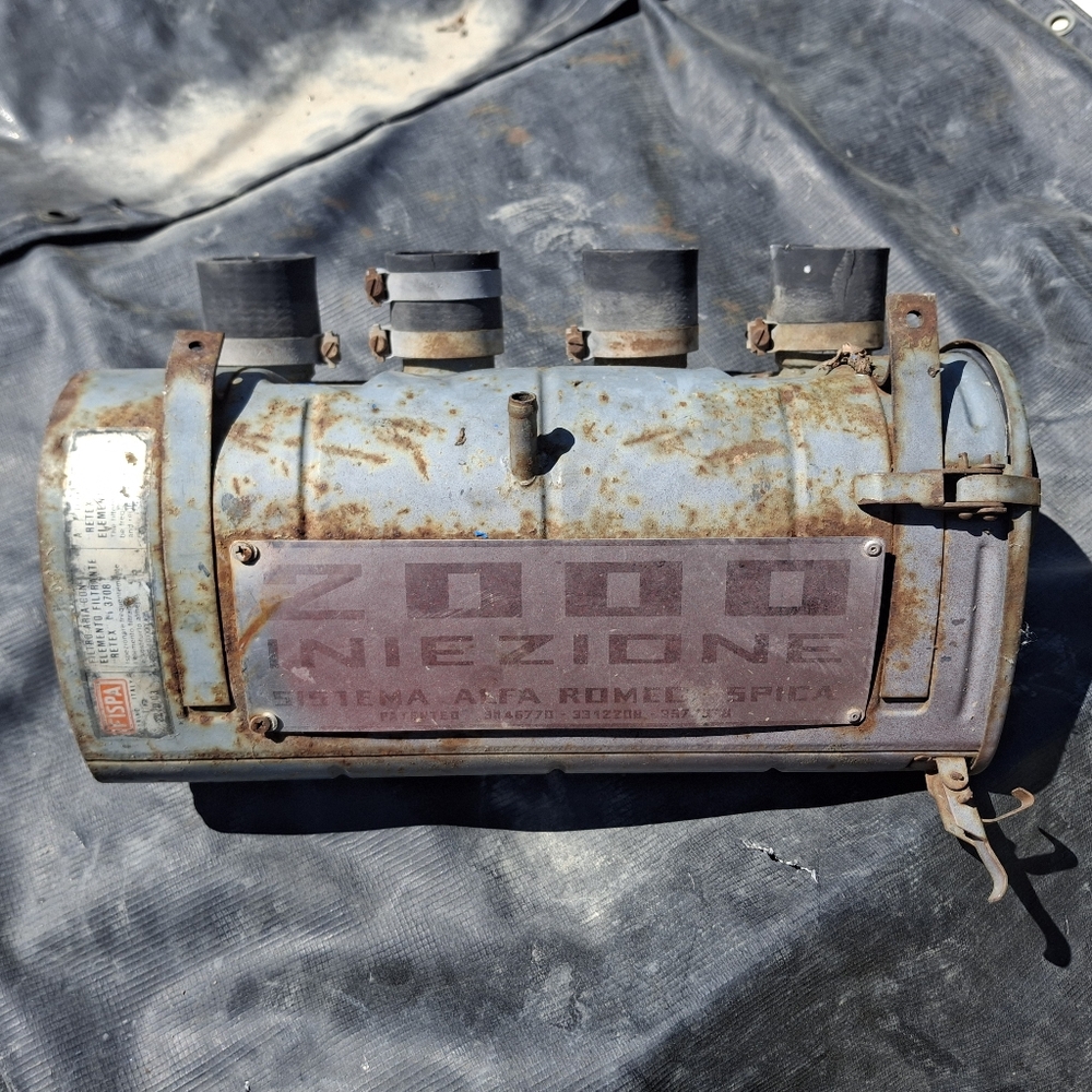 1974 Alfa Romeo Spider air box spica used antique vintage display or use,,